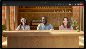 Microsoft teams feature, together mode 