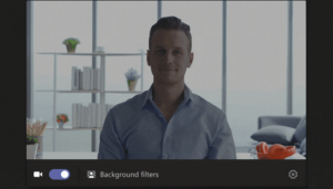 Video filter features on teams 